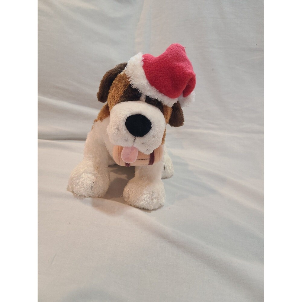 Gund Weston 88594 St. Bernard With Santa Hat Plush